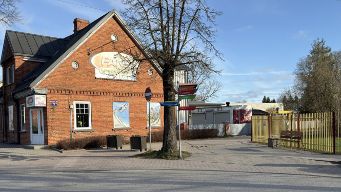 Justīna Grota un Krišjāņa Valdemāra ielas krustojums Talsos