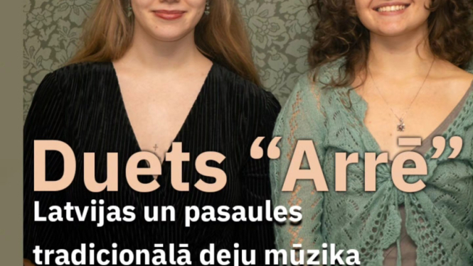 Dueta Arrē koncerta afiša