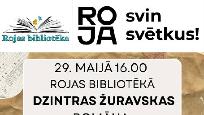 Dzintras Žuravskas romāna Kā zem ačgārnām debesīm atvēršanas svētku afiša