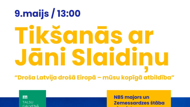 Tikšanās ar Jāni Slaidiņu afiša