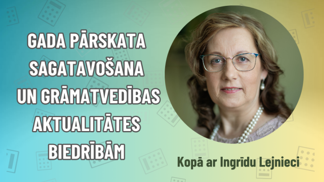 Gada pārskata biedrībām sagatavošanas semināru afiša