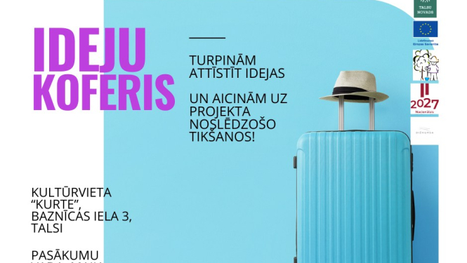 Ideju kofera tikšanās afiša