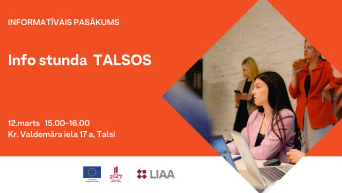 Info stunda Talsi marts
