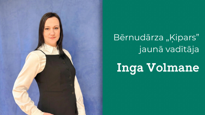 Bērnudārza „Ķipars” vadītāja Inga Volmane
