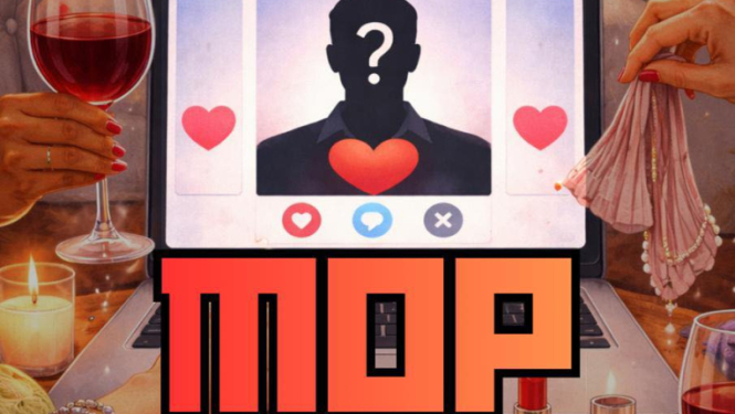 Amatierteātra „TeRada” izrāde „MOP”. Afiša