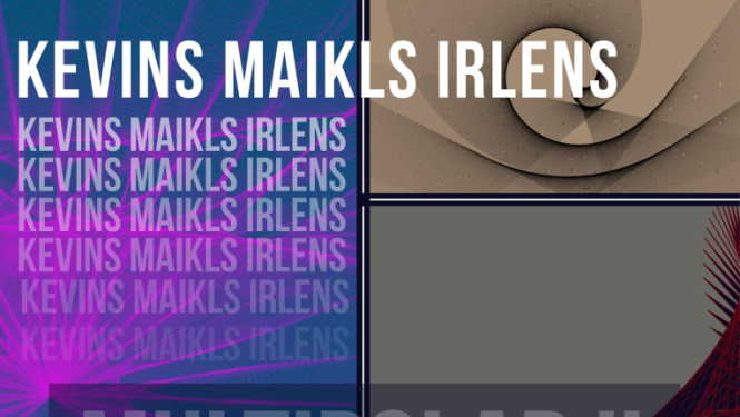 Izstādes Multipolar II atklāšanas afiša