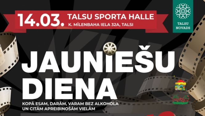 Jauniešu dienas Dzīve kā kino afiša