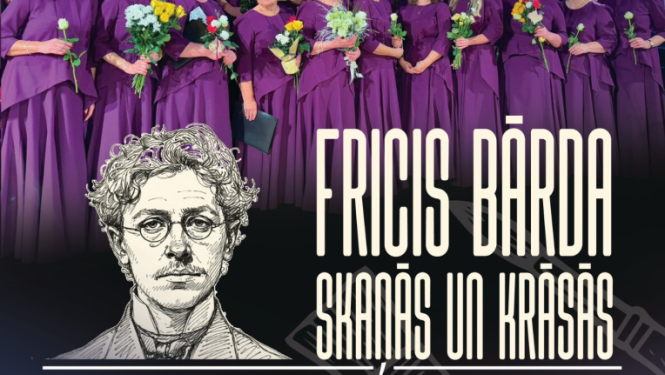 Jauktā kora Uz augšu koncerta afiša