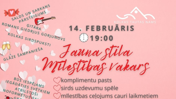 Jauna stila mīlestības vakara Kolkā afiša