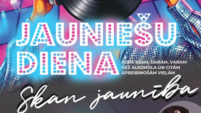 Jauniešu dienas „Skan jaunība!” plakāts