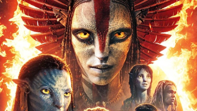 Kino afiša filmai Avatars Uguns un pelni