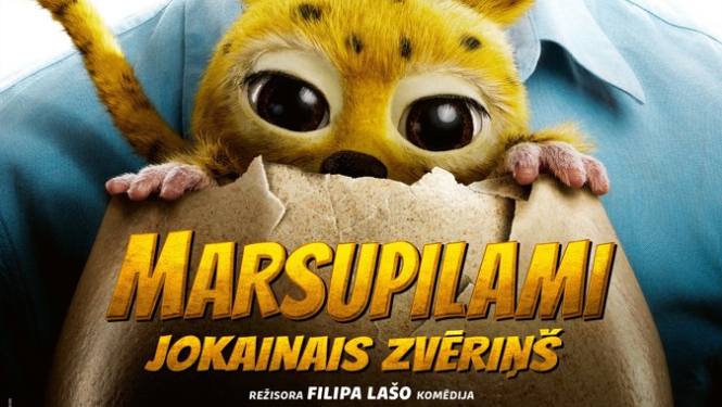 Kino afiša filmai Marsupilami jokainais zvēriņš