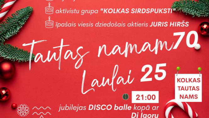 Kolkas Tautas namam 90 afiša