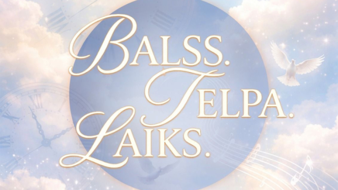 Koncerta Balss Telpa Laiks afiša