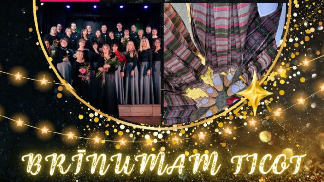 Koncerta Brīnumam ticot afiša