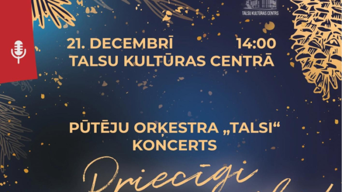 Koncerta Priecīgi Ziemassvētki afiša