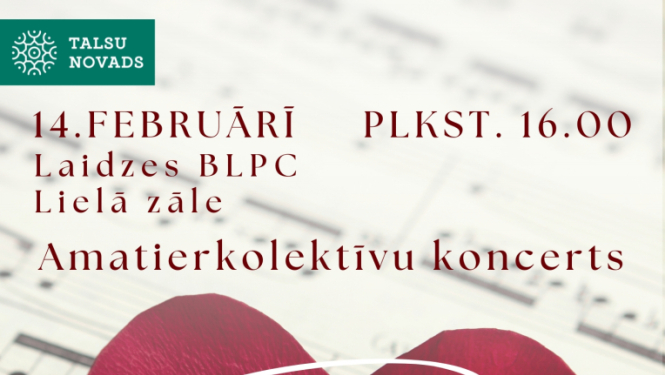 Koncerta Sirds stīgās afiša