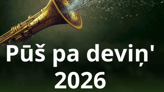 Konkursa Pūš pa deviņ' 2026 afiša