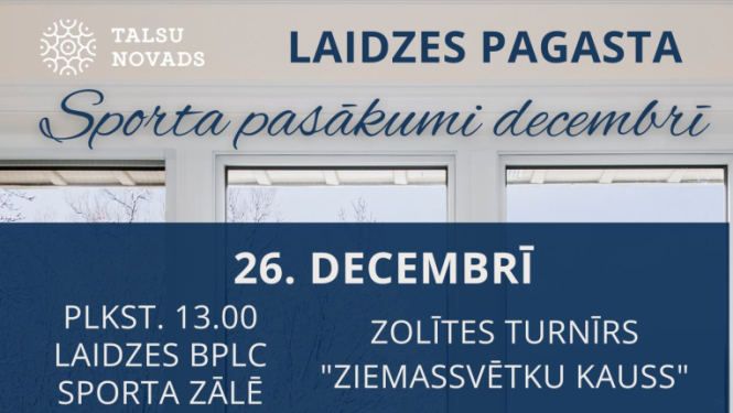 Zolītes turnīra Laidzē afiša