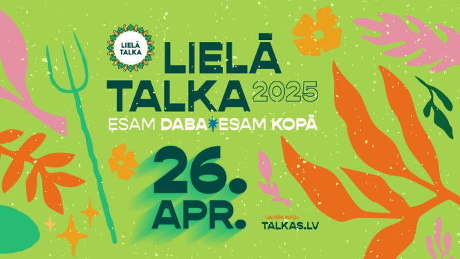 Lielā talka 2025 Talsu novadā