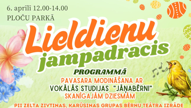 Lieldienu jampadrača Rojā afiša