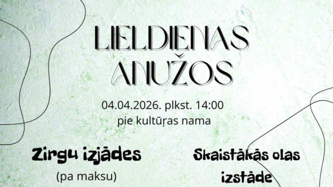 Lieldienu Anužos afiša