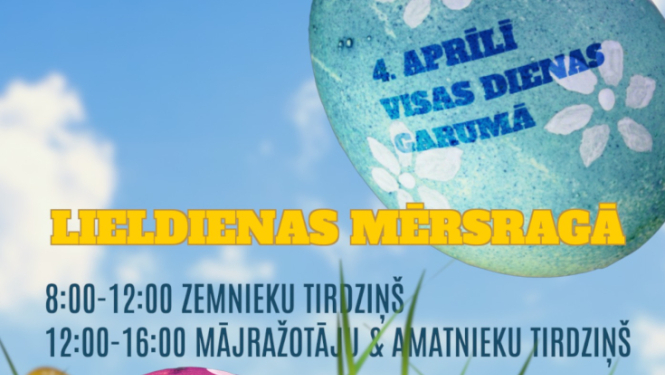 Lieldienu Mērsragā afiša