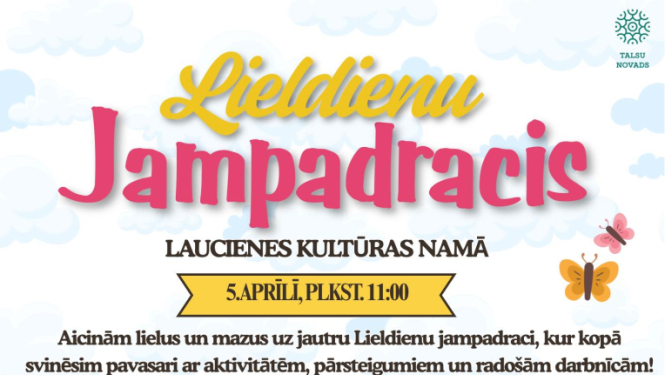 Lieldienu jampadrača Laucienē afiša