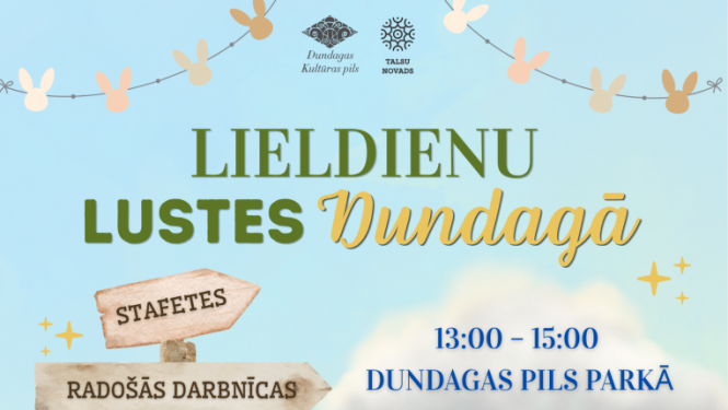 Lieldienu lustes Dundagā afiša