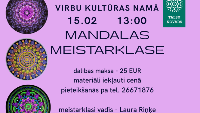 Mandalas meistarklase
