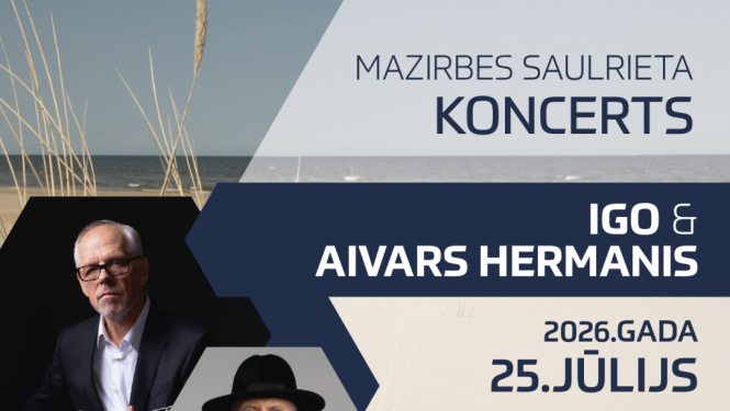 Mazirbes saulrieta koncerta Igo Aivars Hermanis afiša