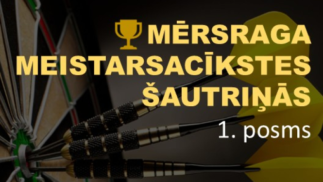 Mērsraga meistarsacīkstes šautriņās afiša
