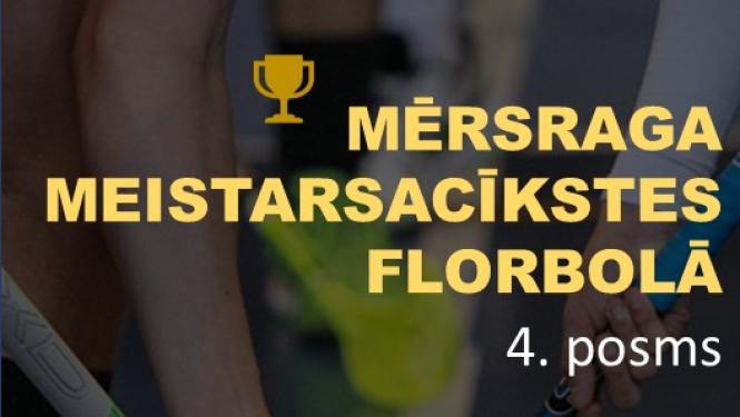 Mērsraga meistarsacīkšu florbolā afiša