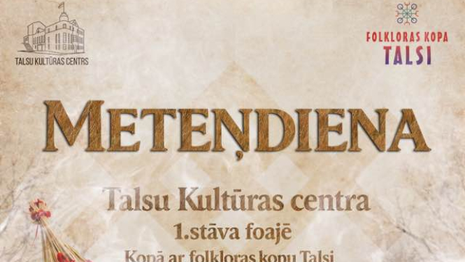 Meteņdienas Talsu Kultūras centrā afiša