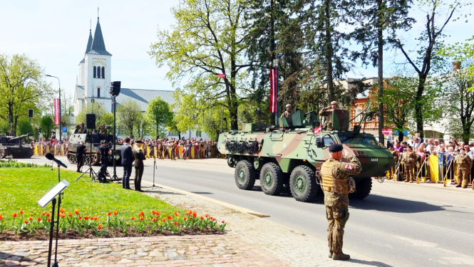 Militārā parāde Rēzeknē 2024. gada 4. maijā