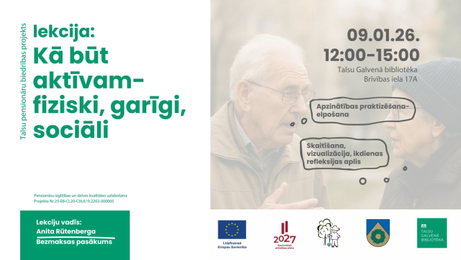 Lekcijas Kā būt aktīvam afiša