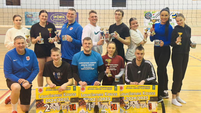Noslēdzies „Laucienes Kauss 20242025” volejbolā 3+1