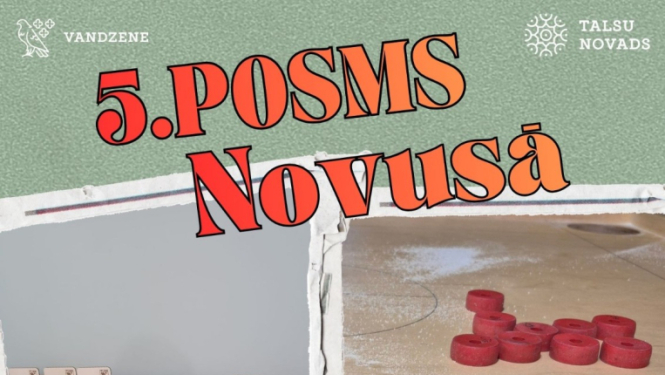 Novusa spēles 5. posma afiša