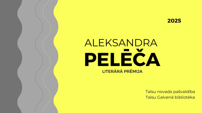 Piesaki grāmatu Aleksandra Pelēča literārās prēmijas konkursam!