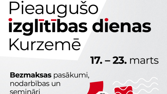 Pieaugušo izglītības dienas Kurzemē 2025