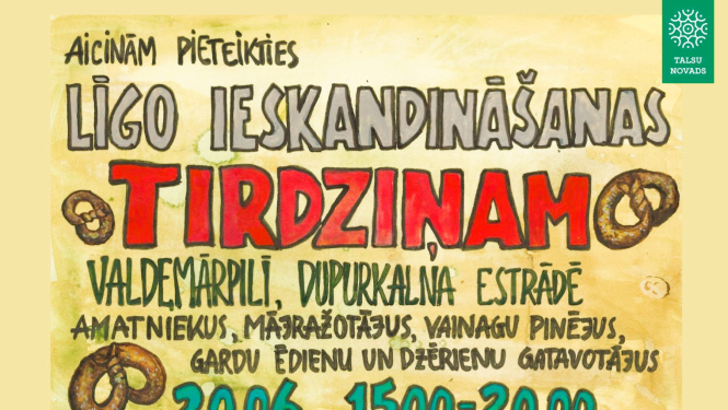 Pieteikšanās Līgo ieskandināšanas tirdziņam afiša