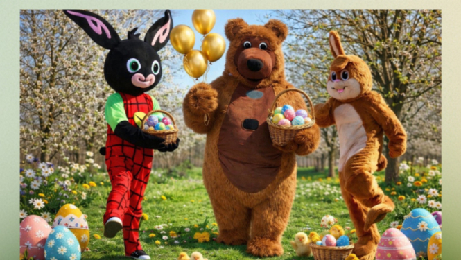 Pasākuma Lieldienu lustes un pavasara sagaidīšana Virbos afiša