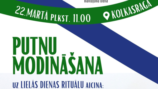 Putnu modināšanas Kolkasragā afiša