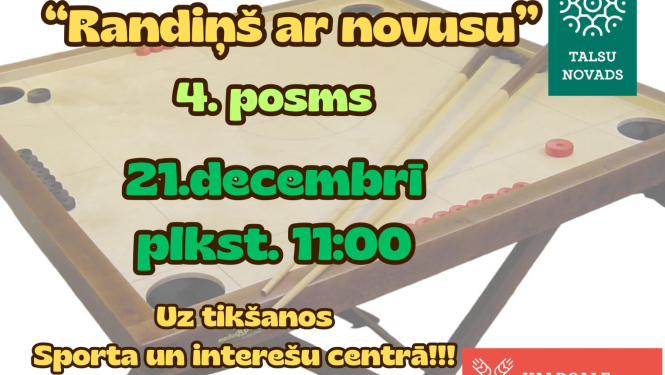 Randiņš ar novusu afiša