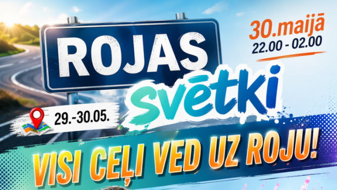 Rojas svētki Balle ar grupu Apvedceļš afiša