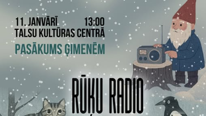Rūķu radio un minkuparks jaunajā gadā afiša