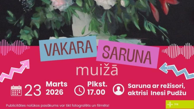 Saruna ar režisori un aktrisi Inesi Pudžu