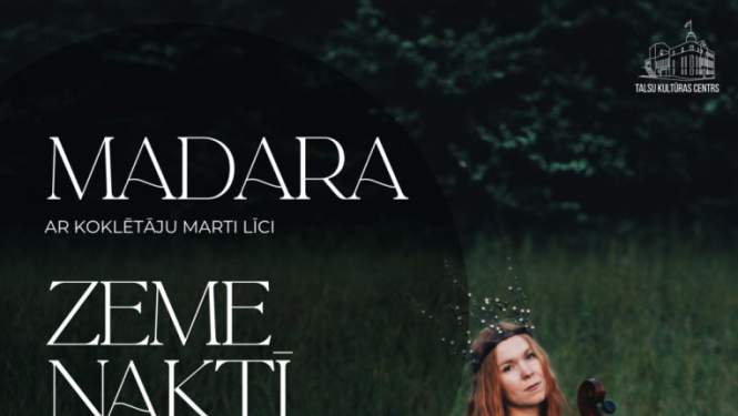 Saulgriežu ieskaņas koncerta Zeme naktī zied afiša