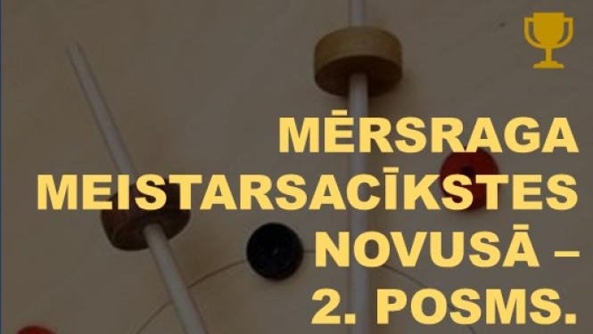 Mērsraga meistarsacīkšu novusā 2.posma afiša