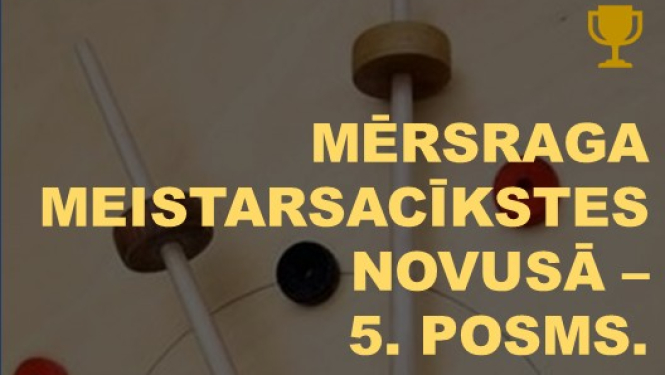 Mērsraga meistarsacīkšu novusā 5.posma afiša